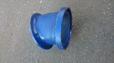 Колено бетоновода 30° R275 ZX125